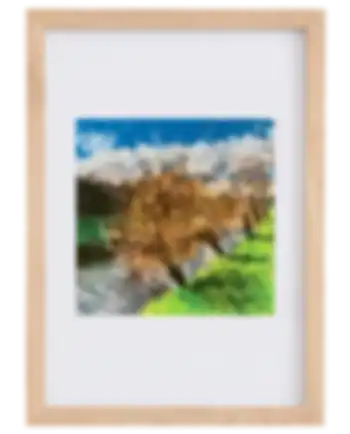 Pastel on paper. 24x24cm
I painted it quickly after having a walk and being inspired by a beautiful Dutch landscape. 